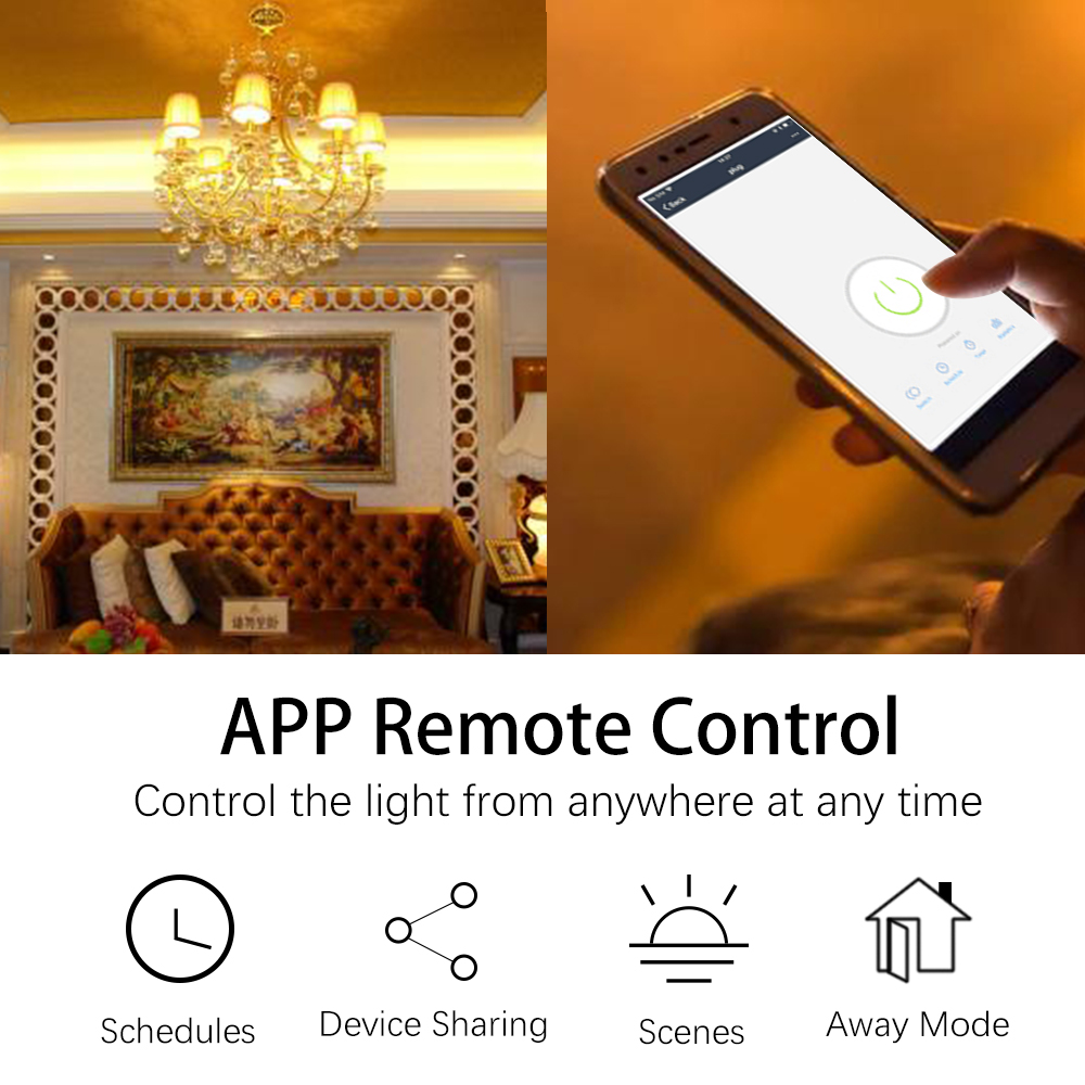Tuya WiFi Smart Switch AC 220V - مراجعة Alexa Compatible Bulb وسعره