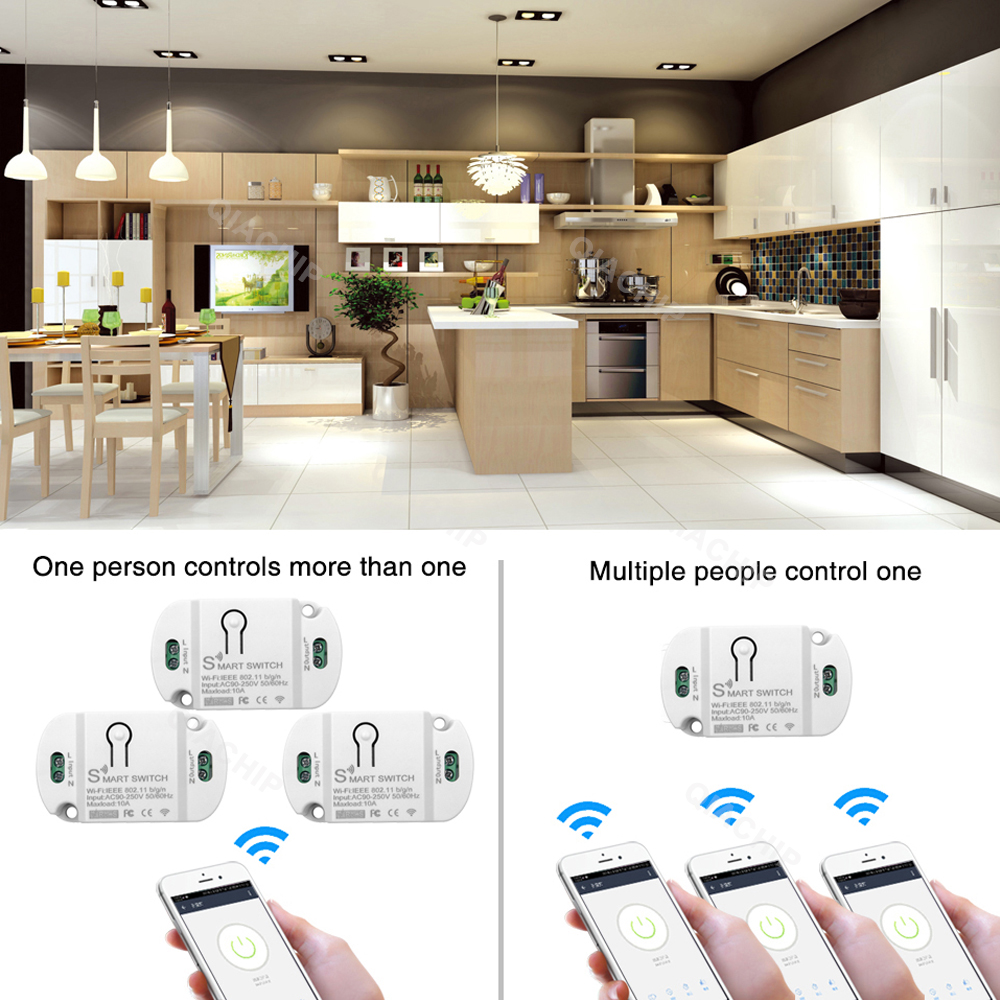Tuya WiFi Smart Switch AC 220V - مراجعة Alexa Compatible Bulb وسعره