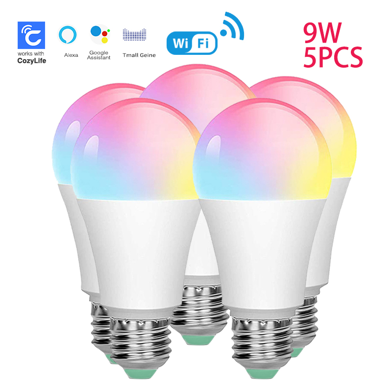 SIXWGH E27 Bulb WiFi 9W Smart  - مراجعة Alexa Compatible Bulb وسعره