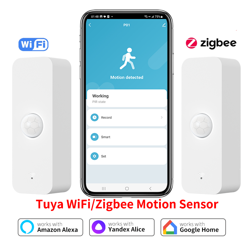 Tuya WiFi Zigbee PIR Motion Se - مراجعة Smart Home Yale وسعره