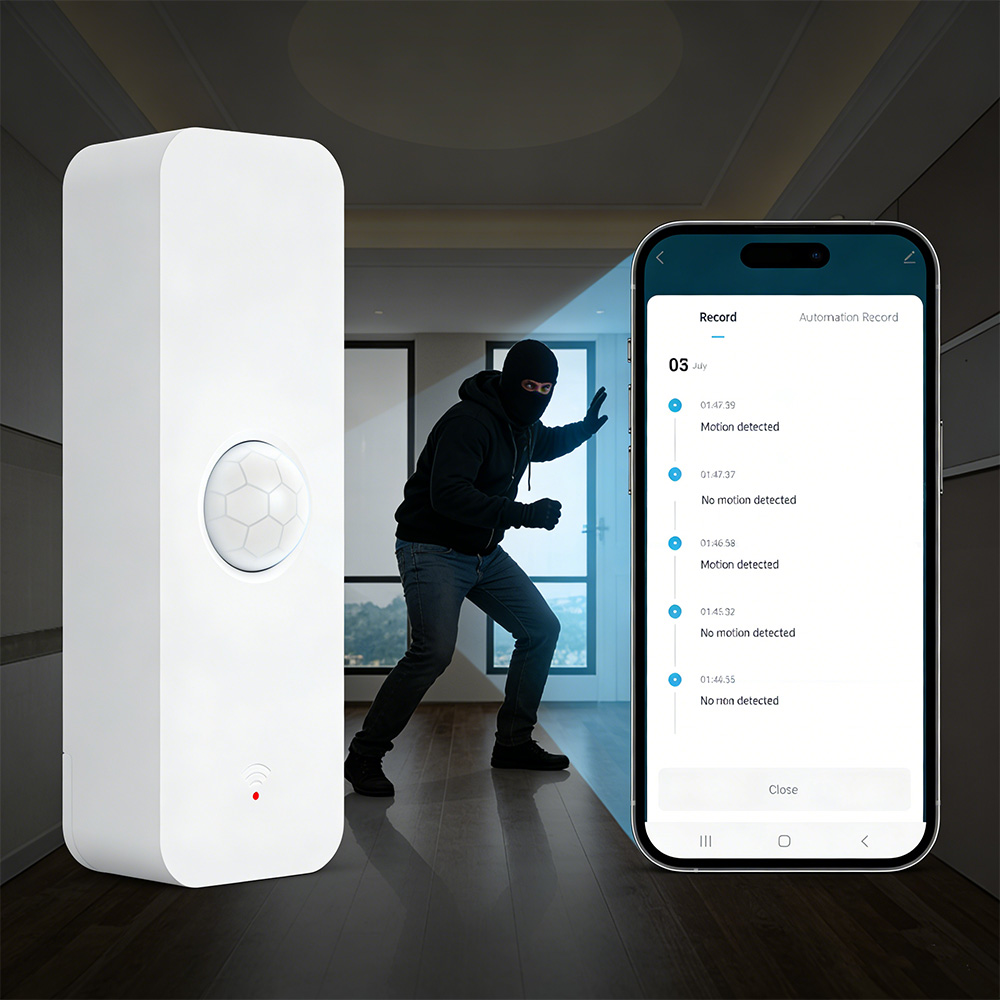 Tuya WiFi Zigbee PIR Motion Se - مراجعة Smart Home Yale وسعره
