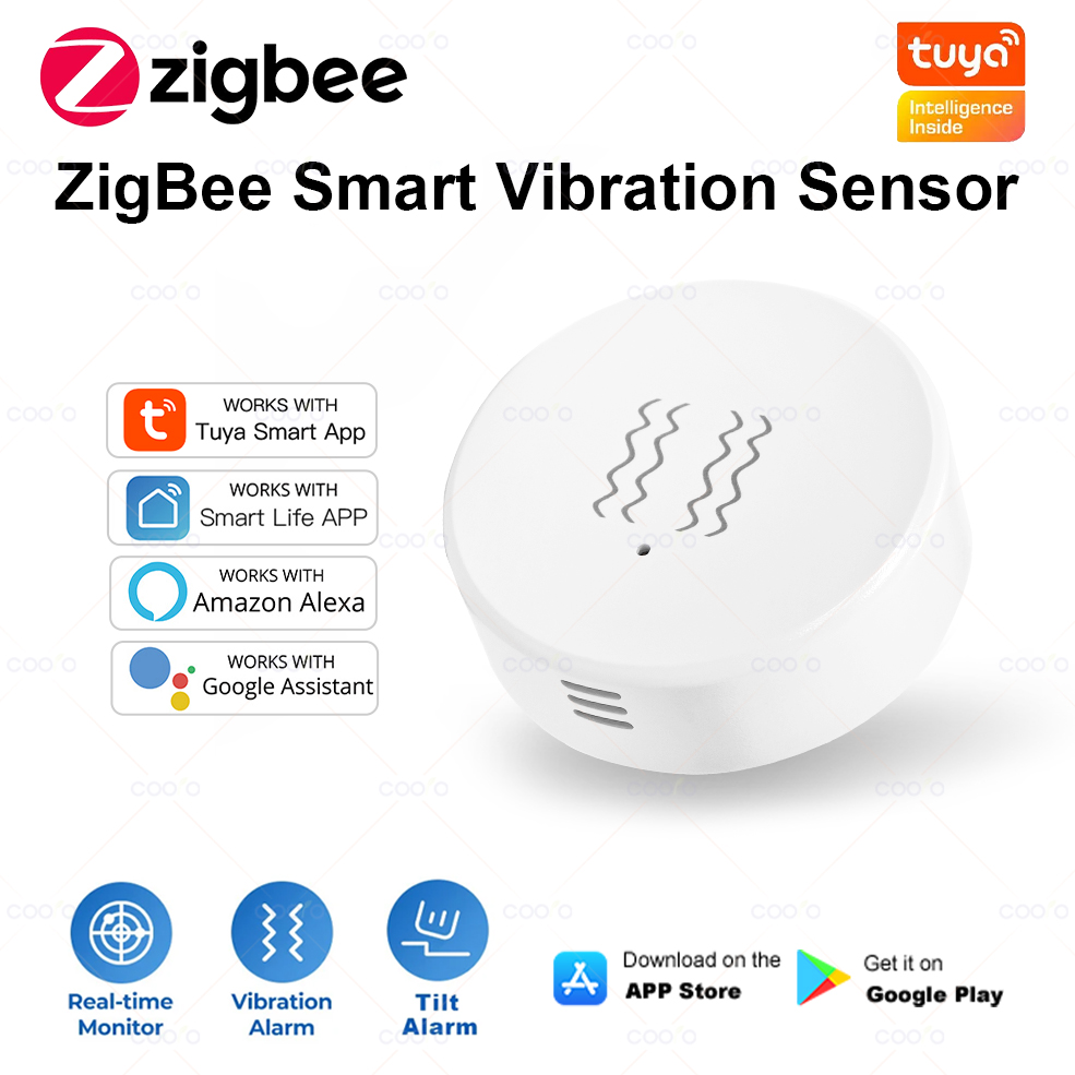 ZigBee Tuya Smart Vibration Se - مراجعة Smart Home Security System وسعره