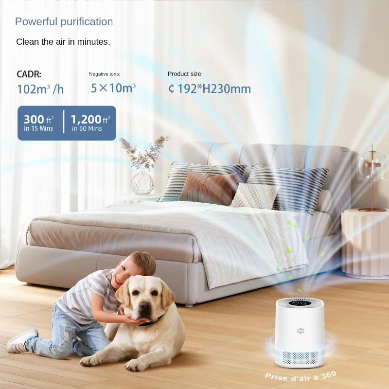 Smart Home Air Purifier with A - مراجعة Smart Air Purifier وسعره