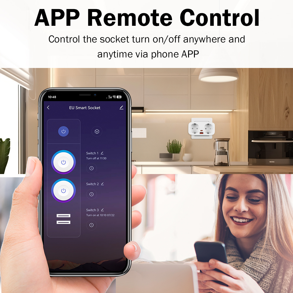 Tuya 16A WiFi Smart EU Plug PD - مراجعة Smart Home Yale وسعره