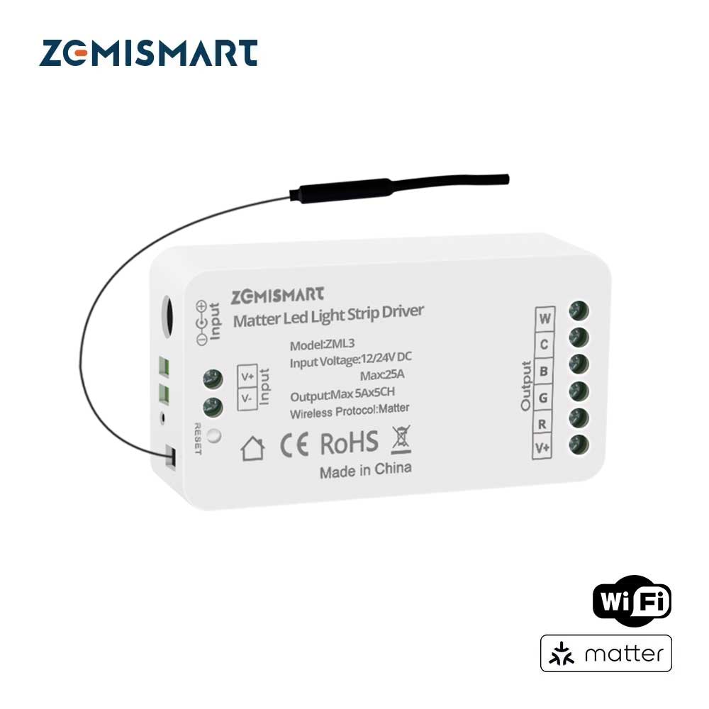 Zemismart Matter Led Light Str - مراجعة Alexa Compatible Bulb وسعره