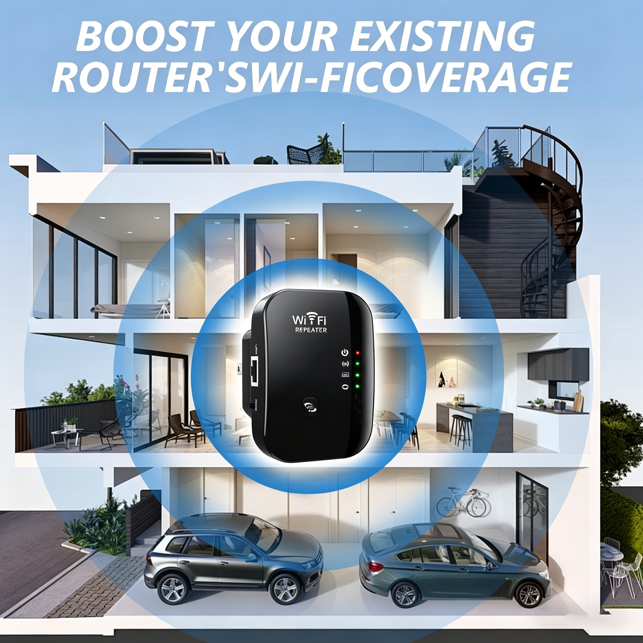 Wireless 300M 2.4GHz WiFi Rang - مراجعة Smart Home Network وسعره