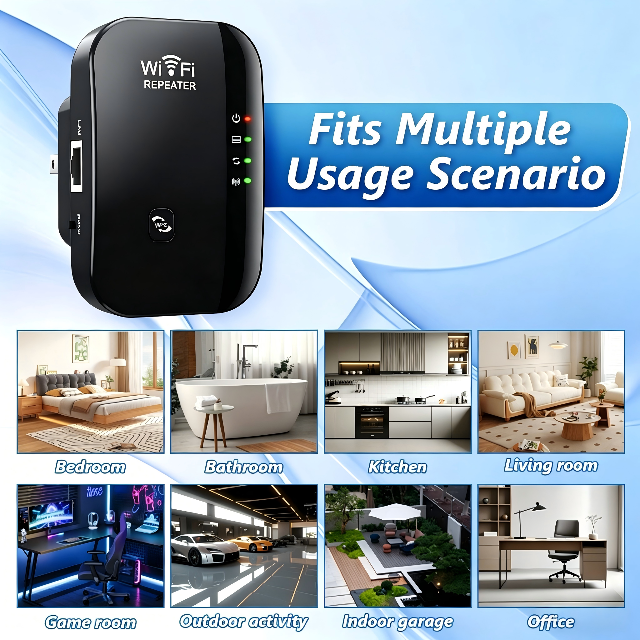 Wireless 300M 2.4GHz WiFi Rang - مراجعة Smart Home Network وسعره