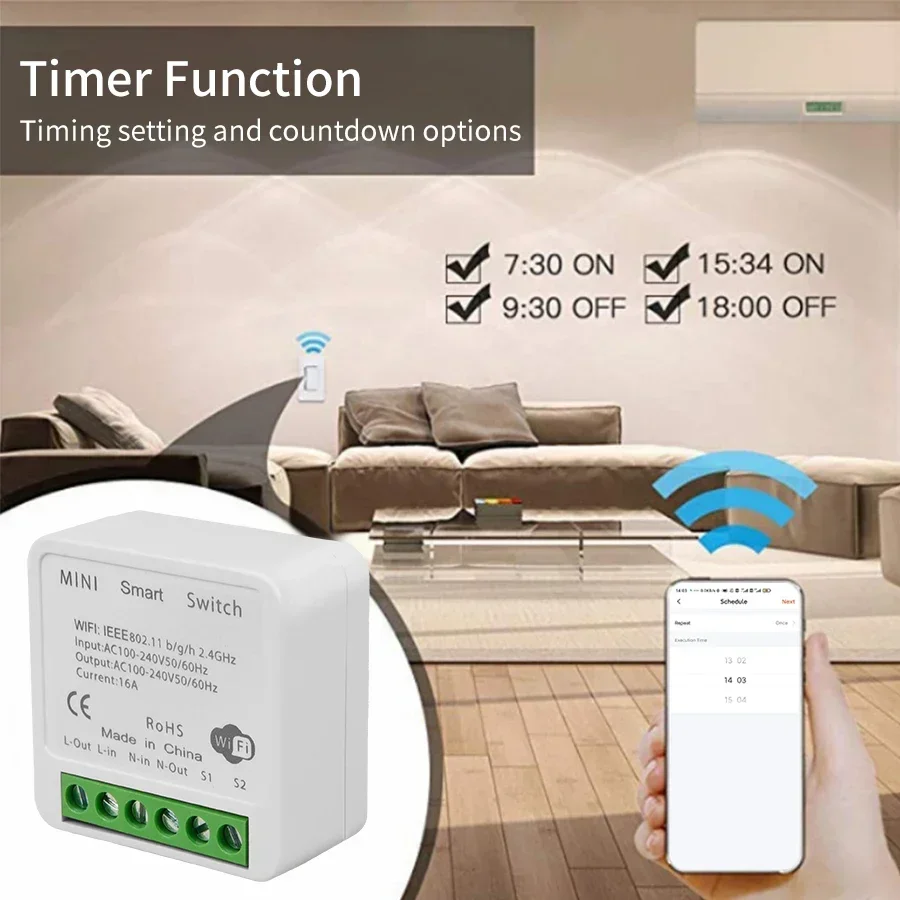 16A 20A Tuya Smart WiFi Switch - مراجعة Smart Home Life وسعره