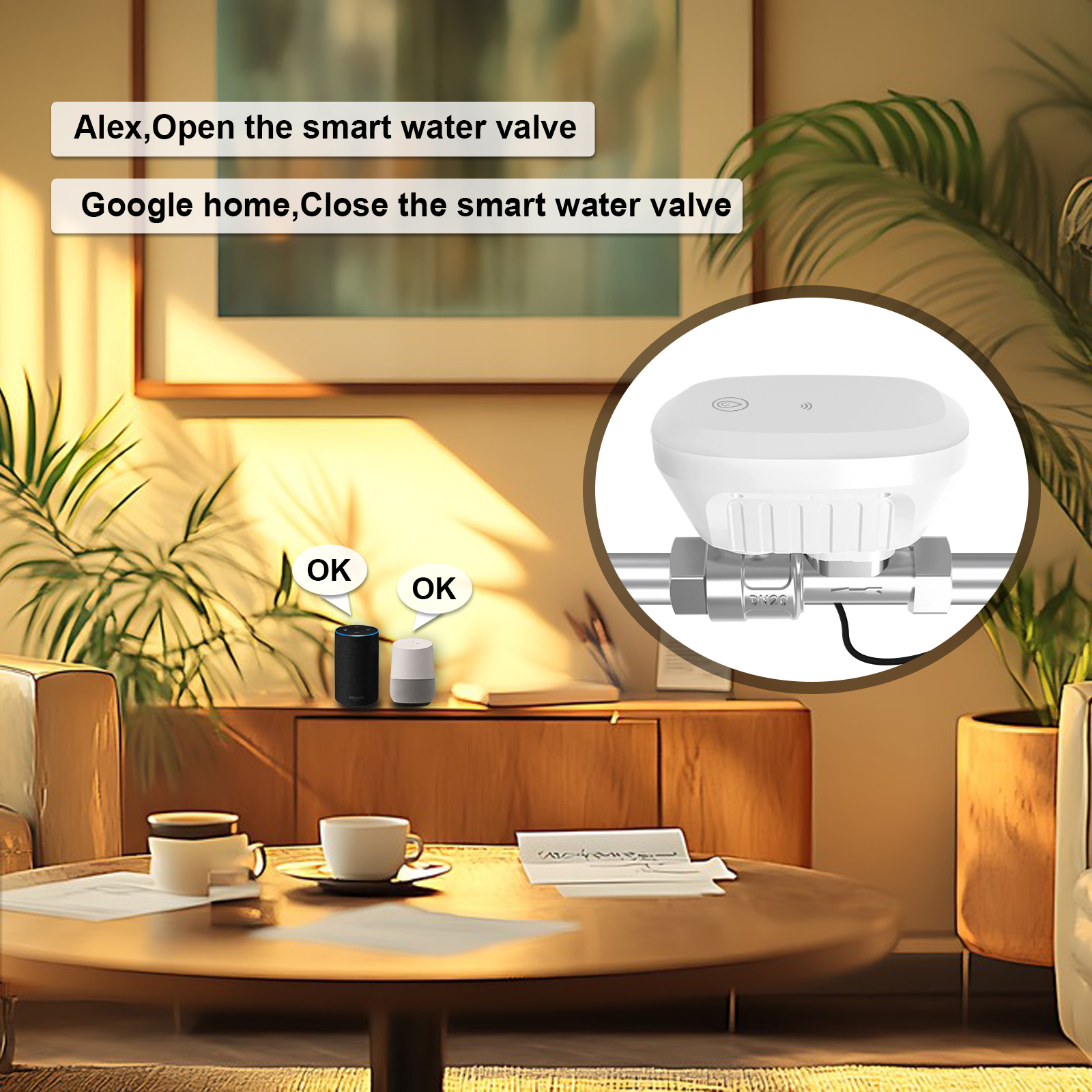 Tuya Smart WiFi Water Valve Wa - مراجعة Smart Home Yale وسعره