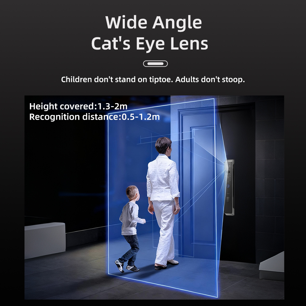 Wishome APP  Smart Lock 3D Fac - مراجعة Wifi Doorbell Camera وسعره