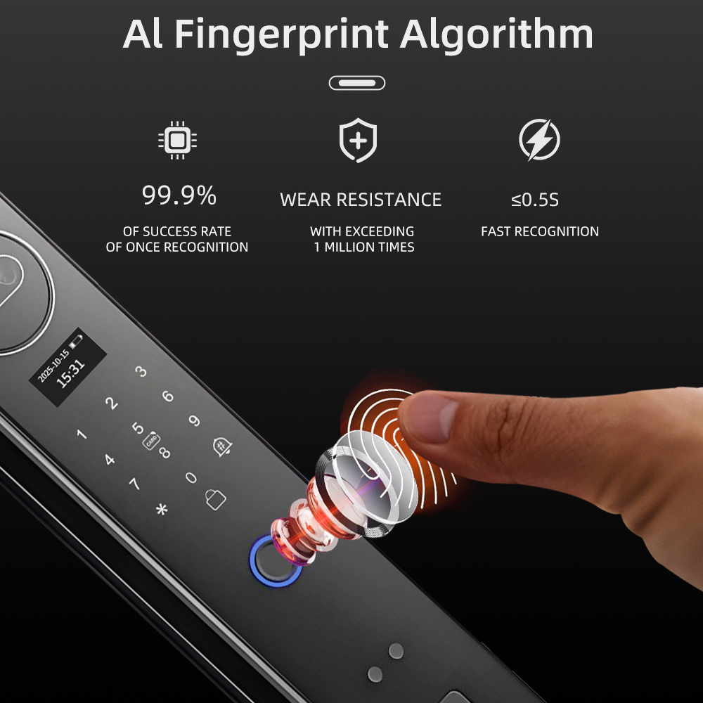 Wishome APP  Smart Lock 3D Fac - مراجعة Wifi Doorbell Camera وسعره