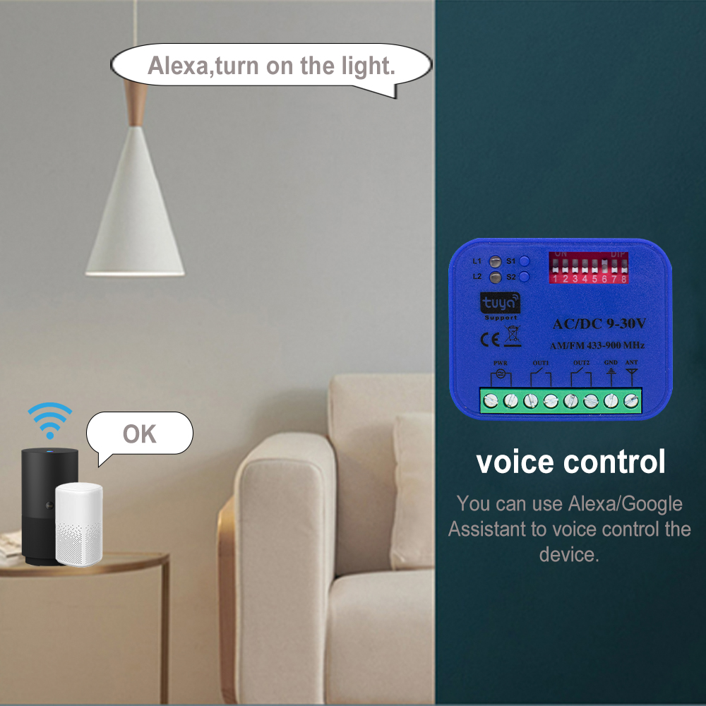 2CH 433-868MHz WiFi Garage Doo - مراجعة Smart Garage Door Opener وسعره