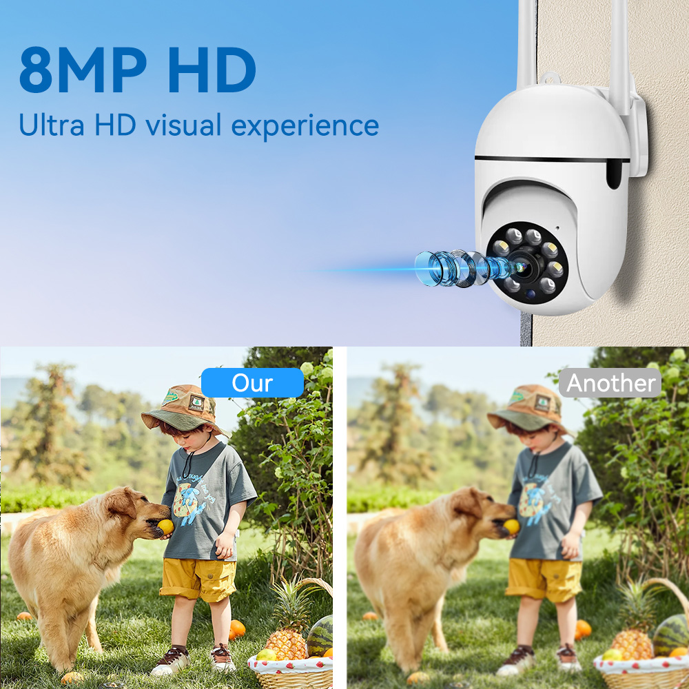 8MP 2.4G Wifi IP CCTV Camera C - مراجعة Smart Home Windows App وسعره