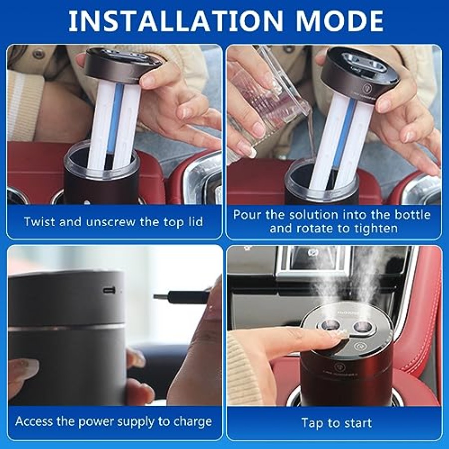 Smart car air freshener diffus - مراجعة Smart Humidifier وسعره