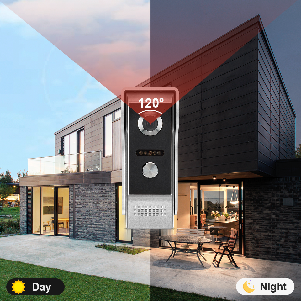 7Inch IPS Screen 2MP  Tuya Rem - مراجعة Wifi Doorbell Camera وسعره