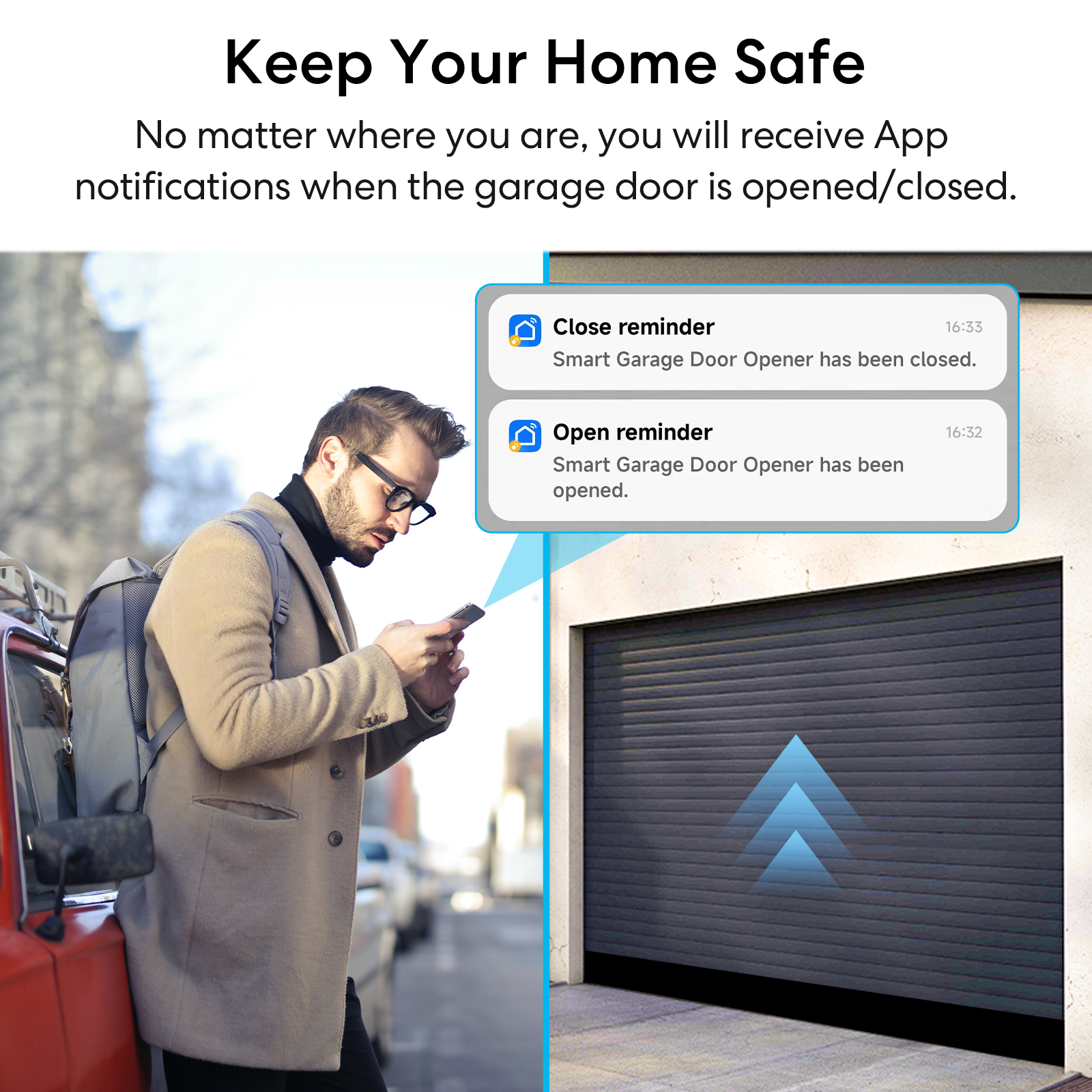RiooCubee Tuya Smart Life Gara - مراجعة Smart Garage Door Opener وسعره