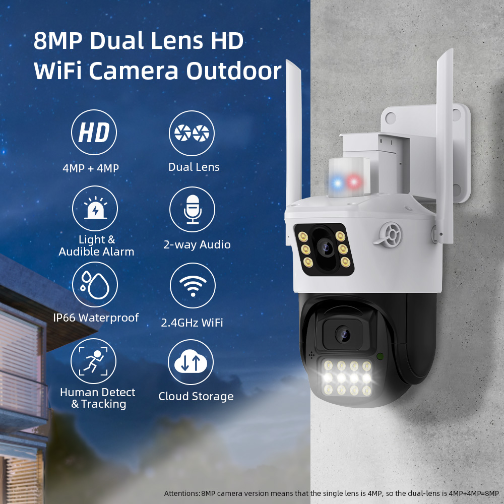 6MP 1296P iCsee APP Dual Lens  - مراجعة Smart Home Windows App وسعره