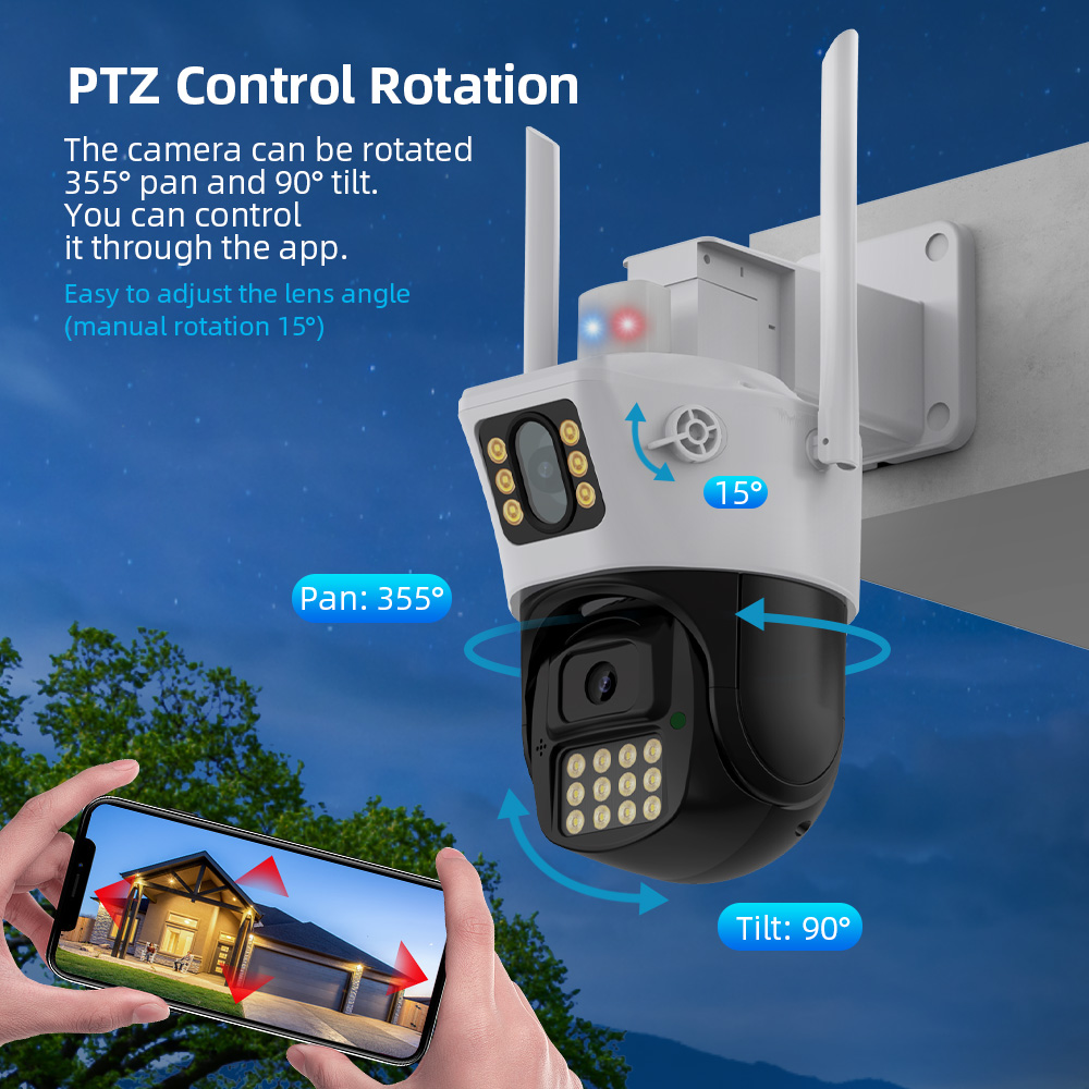 6MP 1296P iCsee APP Dual Lens  - مراجعة Smart Home Windows App وسعره