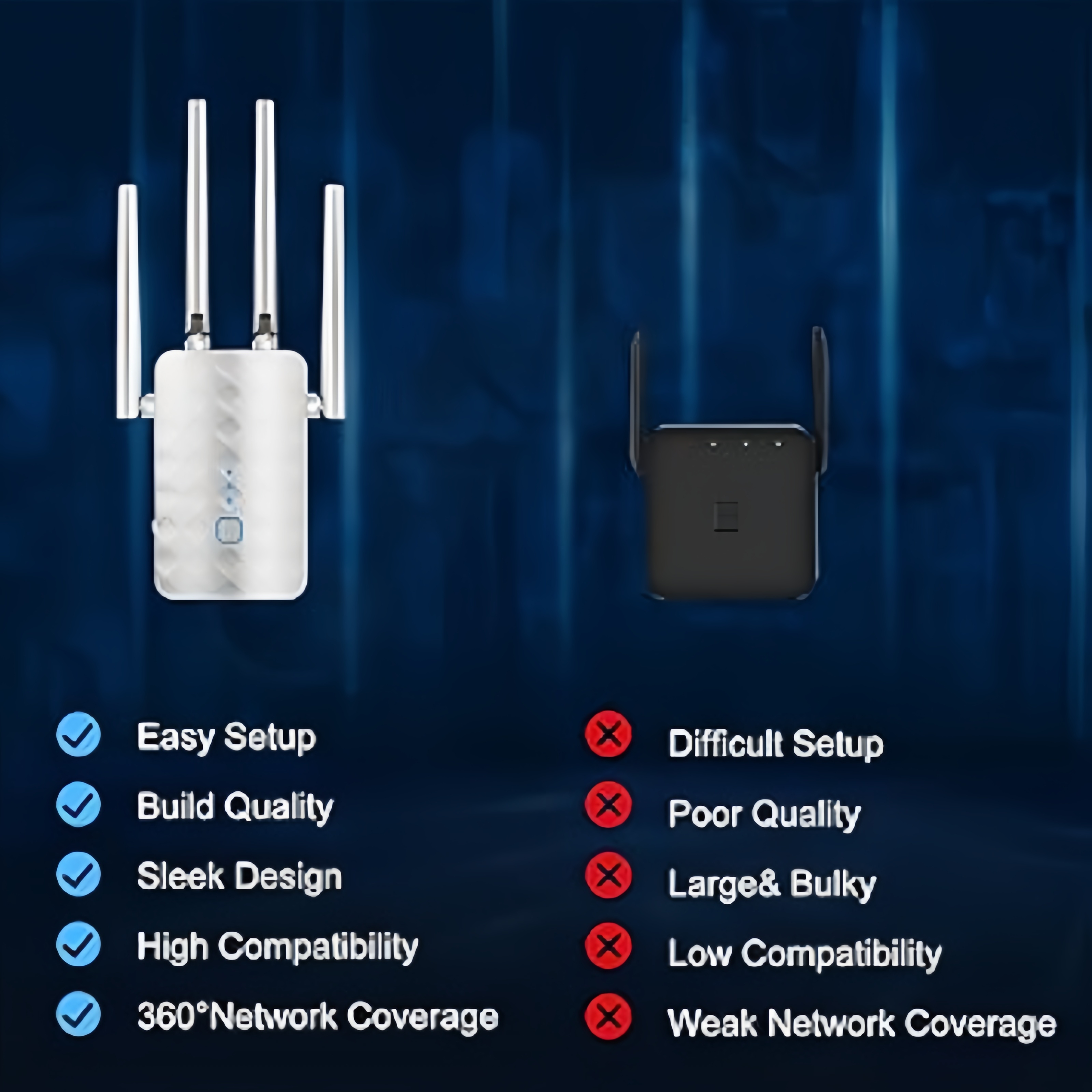 1200Mbps WiFi Repeater Wireles - مراجعة Smart Home Network وسعره