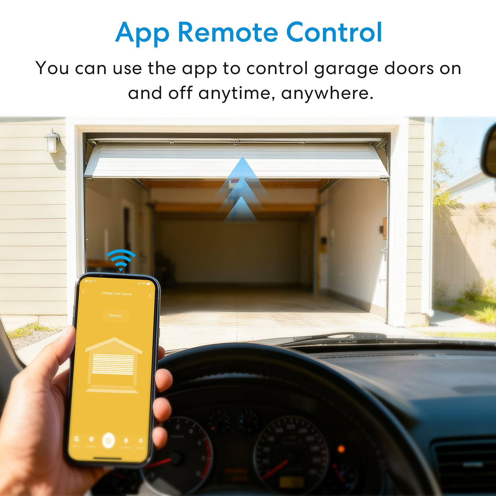 RiooCubee DC 5V Garage Door Op - مراجعة Smart Garage Door Opener وسعره