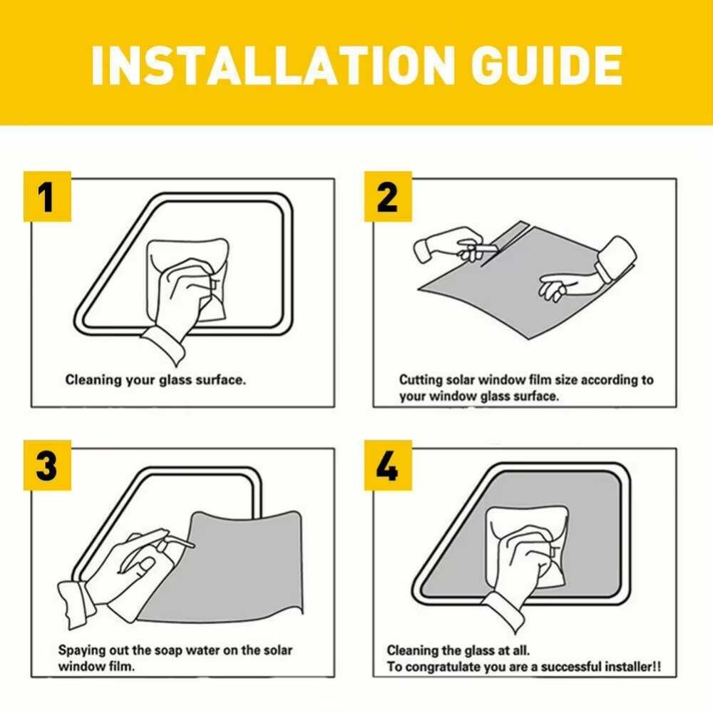 50cmx3m Car Window Privacy Fil - مراجعة Smart Home Film وسعره