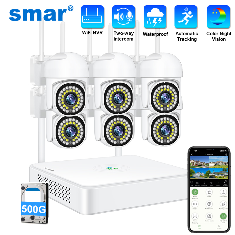 Smar 3MP Wireless CCTV Securit - مراجعة Smart Home Security System وسعره