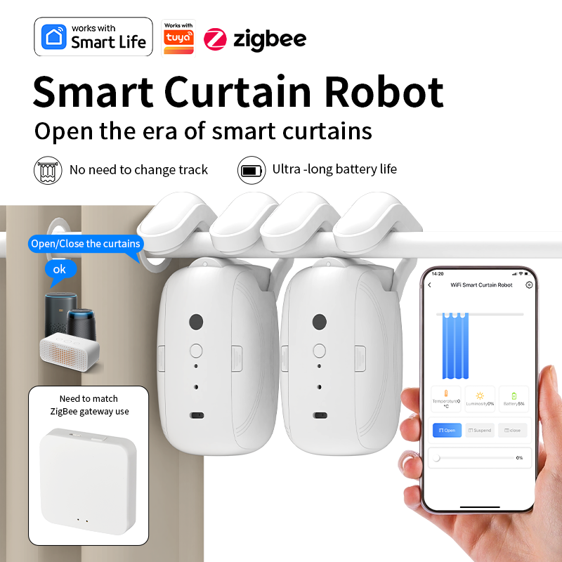 Zigbee Smart Curtain Driver Ro - مراجعة Smart Home Yale وسعره