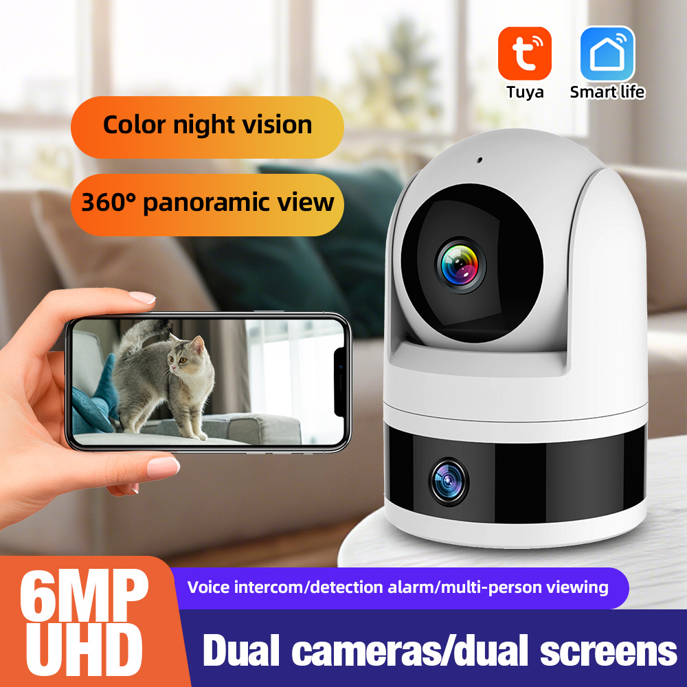 KERUI 6MP Dual Lens WiFi IP Ca - مراجعة Smart Home Windows App وسعره