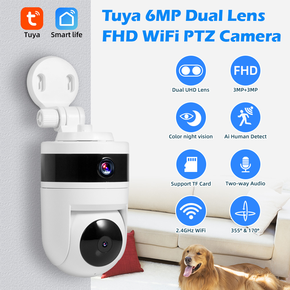KERUI 6MP Dual Lens WiFi IP Ca - مراجعة Smart Home Windows App وسعره
