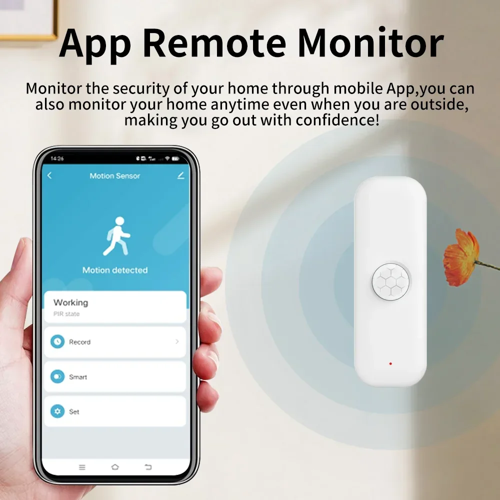 Tuya WiFI Motion Sensor PIR Sm - مراجعة Smart Home Yale وسعره