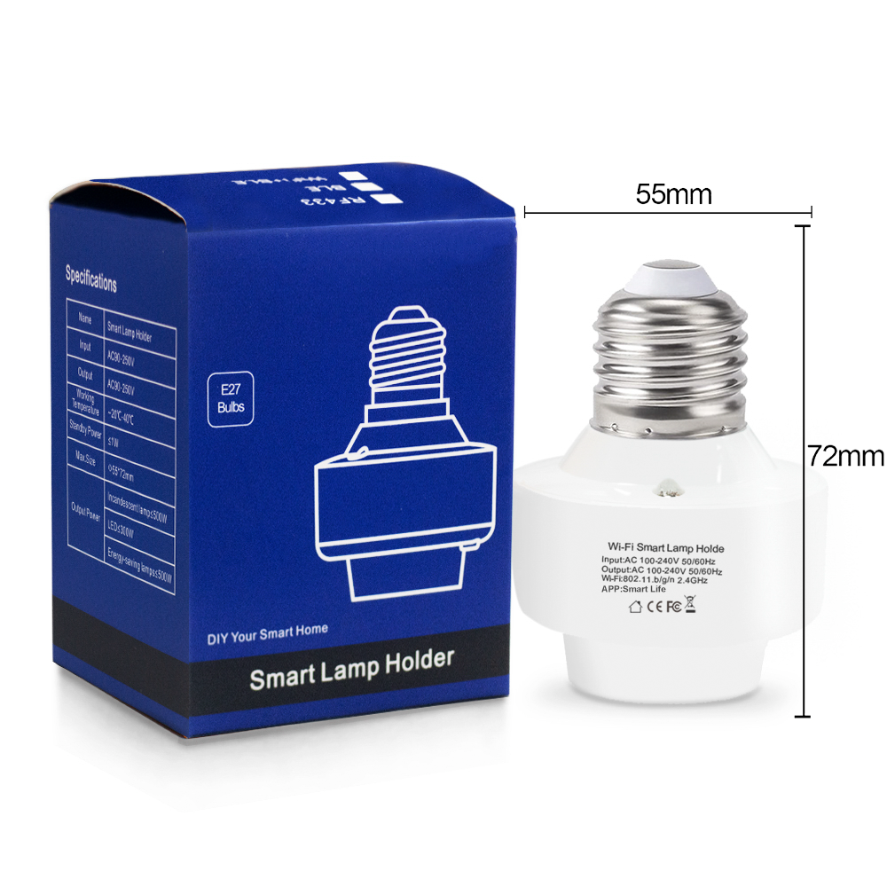 Tuya Smart E27 Socket Switch A - مراجعة Alexa Compatible Bulb وسعره