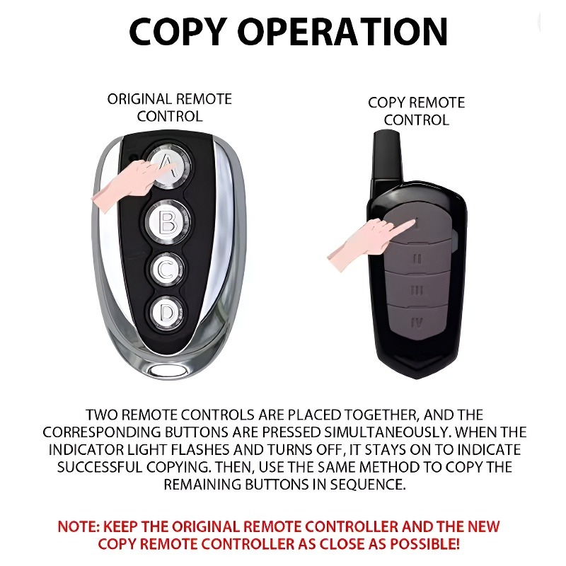 433MHz Wireless Auto Copy Remo - مراجعة Smart Garage Door Opener وسعره