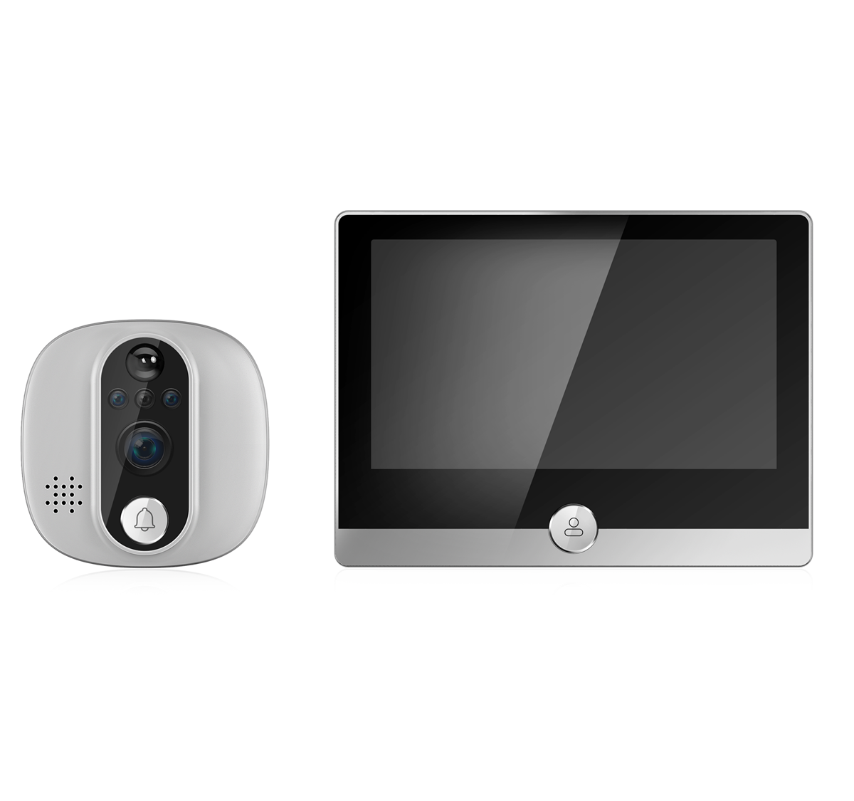 4.3 Inch IPS Screen 2MP 1080P  - مراجعة Wifi Doorbell Camera وسعره