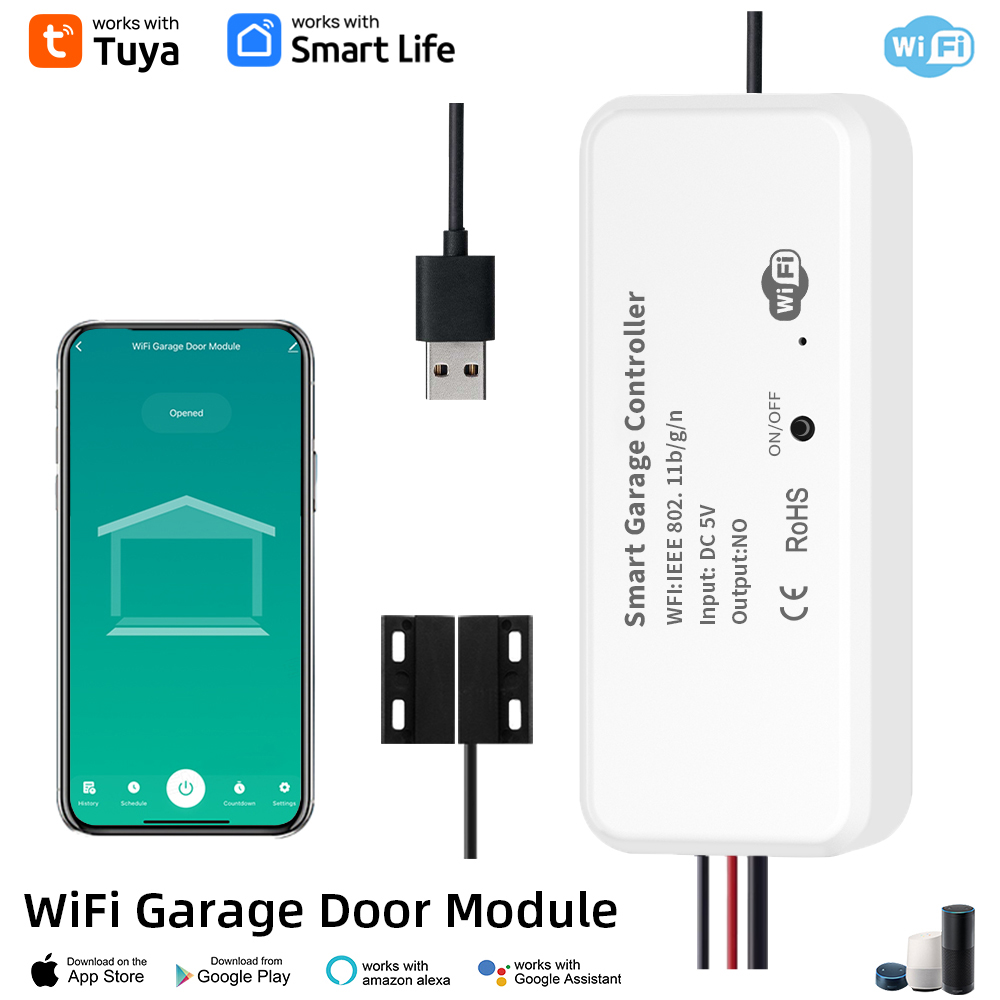 Smart Garage Door Opener DC5V  - مراجعة Smart Garage Door Opener وسعره