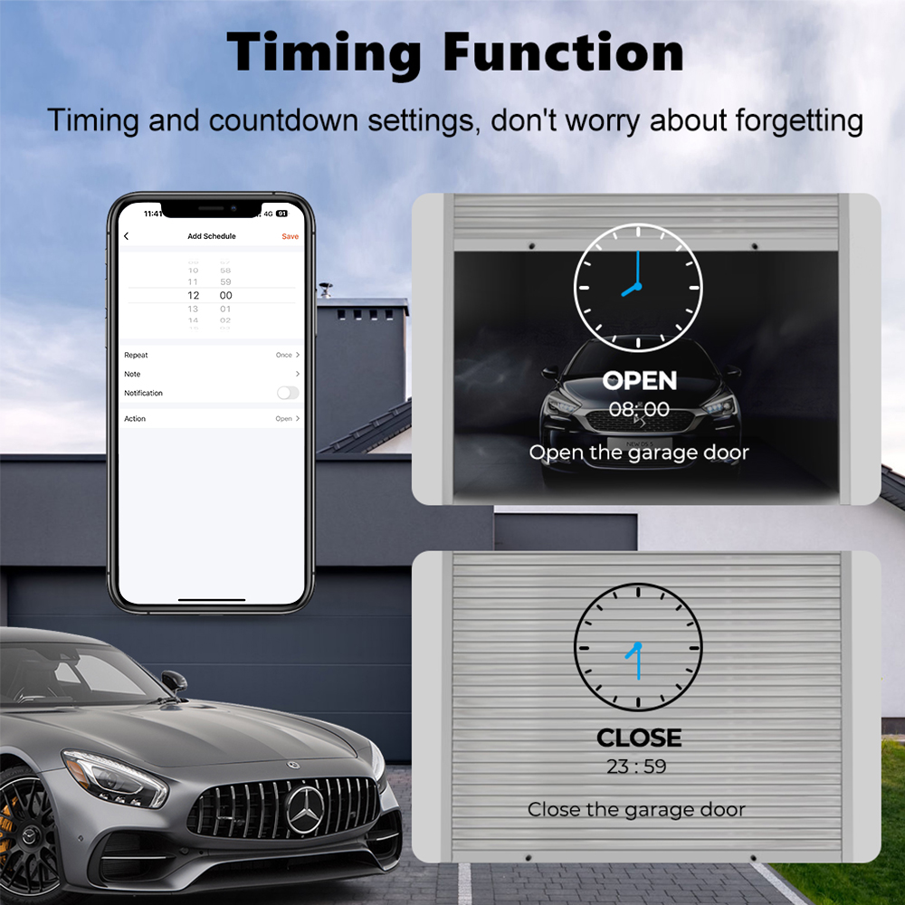 Smart Garage Door Opener DC5V  - مراجعة Smart Garage Door Opener وسعره