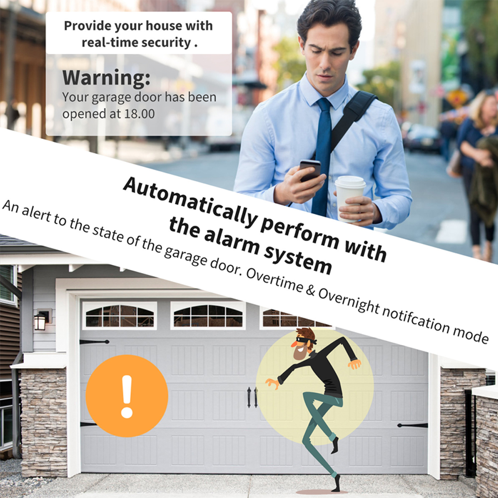 Tuya Garage Door Controller Sm - مراجعة Smart Garage Door Opener وسعره